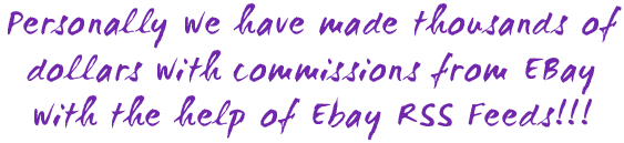 We have made thousands of dollars with ebay affiliate feeds