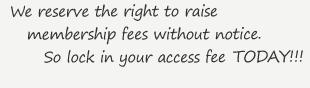 We reserve the right to raise membership fees